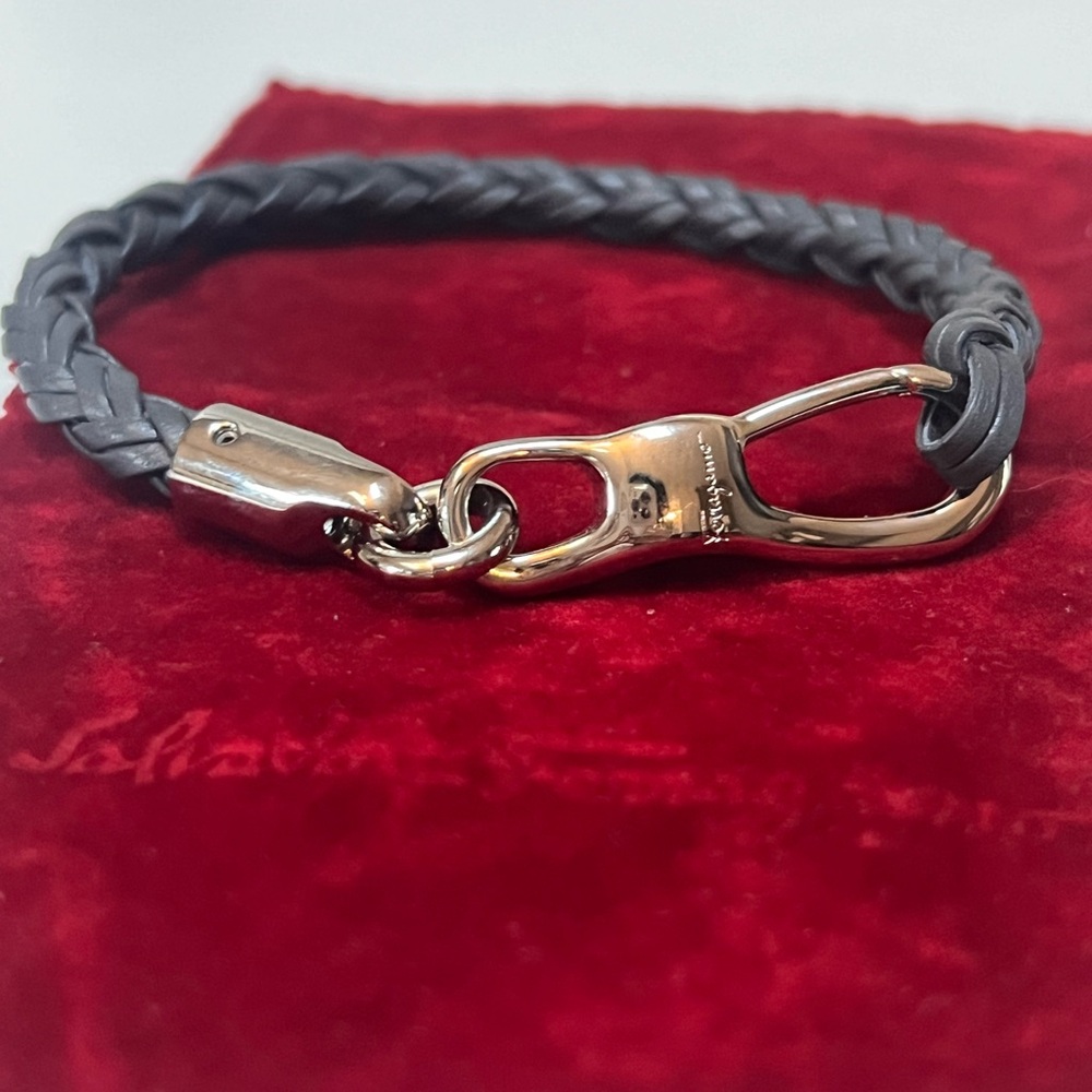 Salvatore Ferragamo Gray Men’s Bracelet
